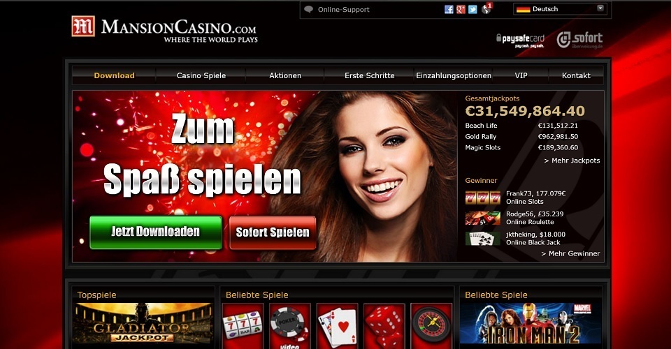 mansion-casino screenshot